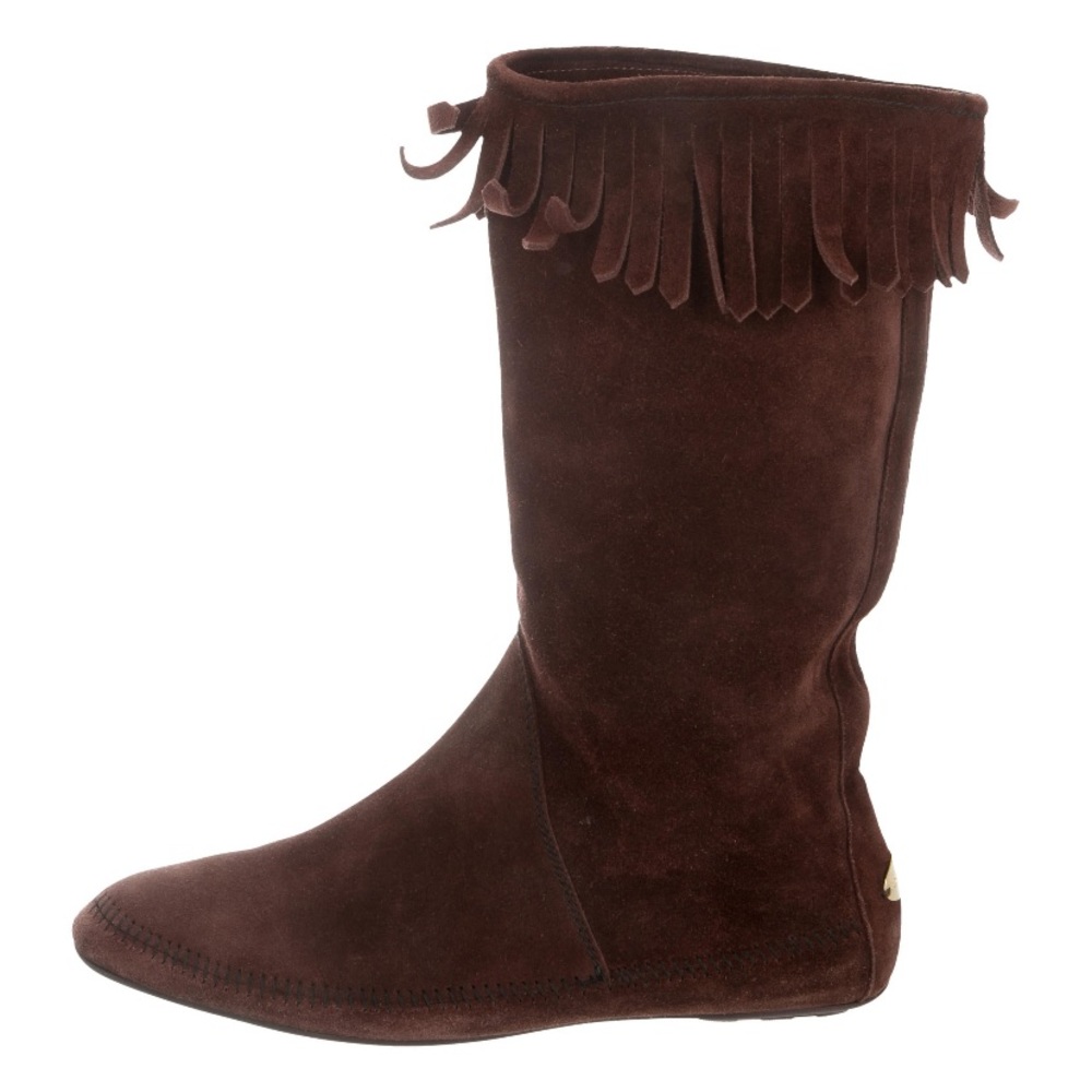 Jimmy Choo Suede Mid-Calf Boots